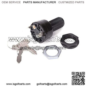 Golf Cart Starter Ignition Key Switch for Club Car Precedent Ignition Switch Electric 2004+ 2 Terminal 1025086-01 102508601