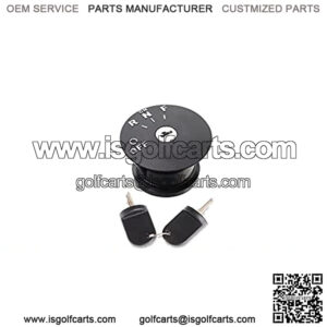 Ignition Switch with Keys 4 Position Replacement for 48V RXV EZGO Electric Golf Cart 2008 - Up