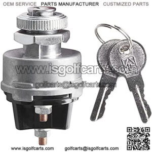 4-Position 12v Universal Ignition Key Switch fit Truck and Tractor Ignition,Custom car and Boat Restoration forklifts and Bobcats General Agriculture and Outdoor Equipment