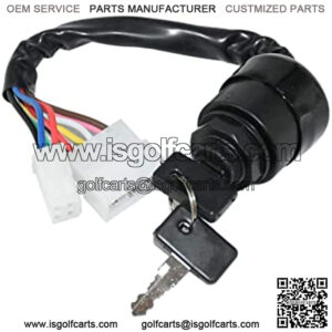 J17-82508-20 Ignition Switch for Yamaha Gas 2 Cycle Golf Cart G1 Models 1979-1989