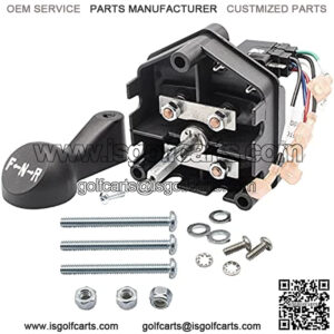 Club Car DS 48 Volt Heavy Duty Forward Reverse Switch Assembly with Handle, Micro Switch for Golf Cart 1996-Up