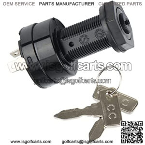 Starter Switch Ignition Key Switch 2 Terminal for Club Car Precedent Golf Cart 102508601 1025086-01 Electric 2004+ Tempo