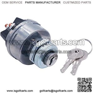 12V Universal Ignition Switch With Key ACC/OFF/RUN / (START) 4 Positions for car,truck etc.I-051