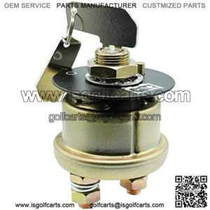 Battery Disconnect Master Power Starter Switch with 2 Position 2 Stud 2 Keys for Caterpillar Excavators, Dump Trucks and Other Heavy Equipment Replace 7N-0718, 8H5306