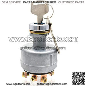 KS3-K01 Ignition Switch 4 Position 6 Terminal Wire Digger Replacement for Kobelco Ford 3400 Mitsubishi International Satoh Case IH Tractor Trailer Caterpillar Agricultura