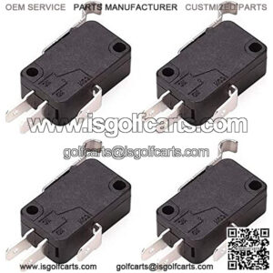 4 Pack Micro Switch 2 & 3 Prong Fit Club Car DS & Precedent Car Golf OEM 1014807 1014808