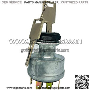 Ignition Switch Replace 31-280,4 Positions 7 Pins with Keys 6693241 for Tractors