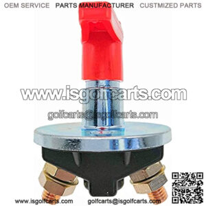 60V 300A Battery Master Disconnect Isolator Master Cut Off Switch for Marine Boat Car Truck Carvan Vehicle (Black)