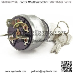Pollak 31-267 3 Position Ignition Starter Switch with Momentary Start and Universal Type Die-Cast Housing