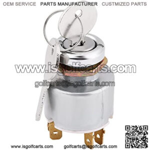 12V Universal Engine Start Switch Ignition Control Switch Car Auto 4 Position ON OFF Start Ignition Switch Controls with Keys