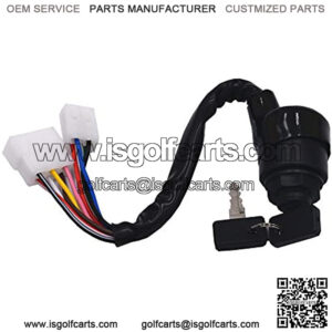 Golf Cart Ignition Key Switch Fit for Yamaha Gas G1 1978-1989 J17-82508-20-00 J10-82508-20