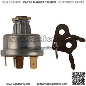 3107556R1, K203992 Ignition Switch with 3 Position 6 Terminals 2 Keys, Backhoe Loader,Tractor,Trailer, Agriculture,Plant Appli