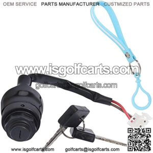 Ignition Key Switch Compatible with Yamaha Golf Cart G11 G16 G20 G21 G22 JN8-82510-00 JN8-82510-01 JN8-82510-09 1996-Up