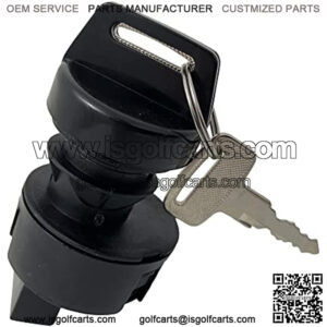 Flip Manufacturing Ignition Switch and Key Fits New Holland Boomer T TC Tractors 86405634