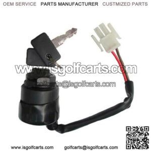 For Yamaha Golf Cart 1996-Up G11 G16 G19 G20 G21 G22 Ignition Switch w/ Keys