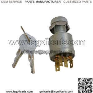 EZGO Golf Cart 4-Terminal/3 Position Key Switch