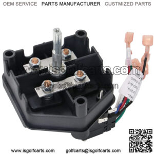 Golf Cart 48 Volt Forward Reverse Switch, Heavy Duty Forward and Reverse Switch, Fits Club Car DS Electric 1996 and Newer 48V, Replaces Club Car 101753005 (Without Handle)