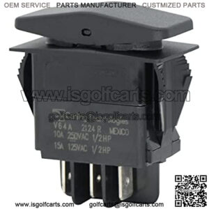 48V Electric Golf Cart Forward/Reverse Switch Fits Club Car DS and Precedent PowerDrive Plus 1996 and Newer 101856001 101856002