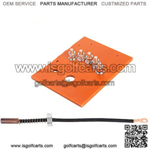 Golf Cart Speed Control Movable Wiper Contact Switch with Speed Switch Accelerator Board for EZGO Electric 1965-1981, OEM 16177-G1, 71750-75, 14898-G1