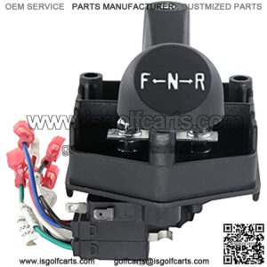 Golf Cart 48 Volt Forward Reverse Switch Assembly and Handle, Heavy Duty Forward and Reverse Switch, Fits Club Car DS Electric 1996 and Newer 48V, Replaces Club Car 101753005