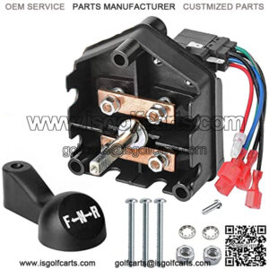 Golf Cart Forward and Reverse Switch Assembly with Handle for Club Car DS 1996-Up 48 Volt OEM #101753005
