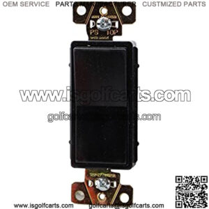 Pass & Seymour 2621-Bk 20A 120/277 Black Rocker Switch