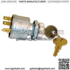 EZGO Golf Cart Key Switch Spade With Factory Light