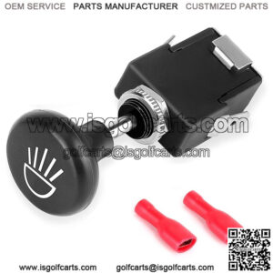 Golf Cart Push Pull Headlight Switch for Club Car Yamaha EZGO UTV, ATV 12V