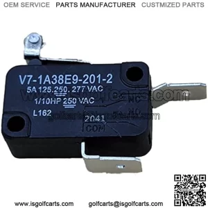 Ez-go Golf cart Floor Pedal Box Micro Switch EZGO TXT 1994-up Gas 4 Cycle Electric Non-DCS OEM# 25861G01 25861-G01