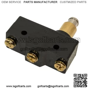 Club Car & EZGO Golf Cart Brake Pedal Micro Switch 3-Terminal