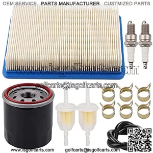 Physeed 1015426 Air Filter 1016467 Oil Filter Spark Plug Replacement for Club Car 101611003 785675 785-675 Engine Maintenance Kit