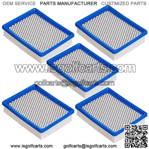 Air Filter Replacement for Club Car 1015426 4-Cycle DS Gas Golf Cart Models 1992 and Up, Air Filter Cleaner (Pack of 5)