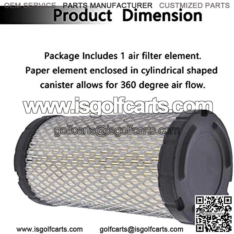 Elemento de filtro de aire de repuesto para carrito de golf TXT RXV Workhorse MPT ST-350 - Image 3