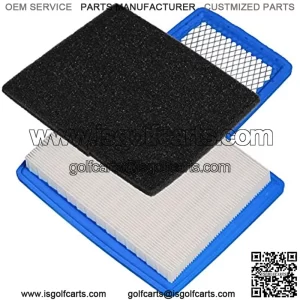 Filtro de aire de repuesto para Yamaha G16 G20 G21 G22 G29 1996 en adelante veh??culos de carrito de golf de 4 ciclos de repuesto JN6-E4450-01 JN6-E445E-00 (paquete de 1)