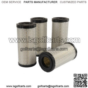 4 PCS AIR FILTER CLUB CAR PRECEDENT EZGO TXT WORKHORSE RXVGAS GOLF CART