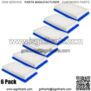 6PK Air Filters for E-Z-GO Marathon 1991-1996 Gas Carts XI500 804 26855G01
