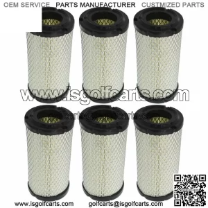 6PK Air Filter for Kubota BX Series RTV500 RTV900 KTV900 Replaces K1211-82320
