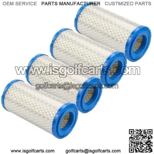 4PK Air Filter for Club Car 102558201 EZGO 28463G01 Golf Carts