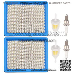 Breynet 1015426 Air Filter Compatible With Club Car Air Filter Club Car Fuel Filter Sparkplug Air Cleaner For Cars Club Cart DS Gas Golf Cart Parts Club Car DS Air Filter