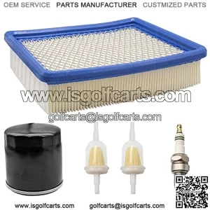 Club Car DS Gas Tune Up Kit with Air Oil Fuel Filter Spark Plug for 1992-2004 Golf Cart