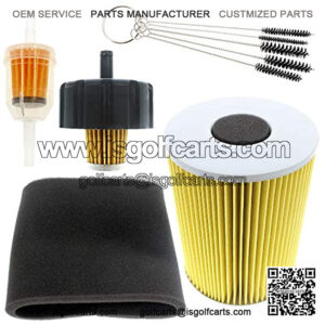 Air Filter with Pre Filter Compatible for Yamaha G2 G8 G9 G11 4-Cycle Stroke Gas Golf Cart Club Car 1985-1995 J10-14417-00 J38-14450-00 2123 2120
