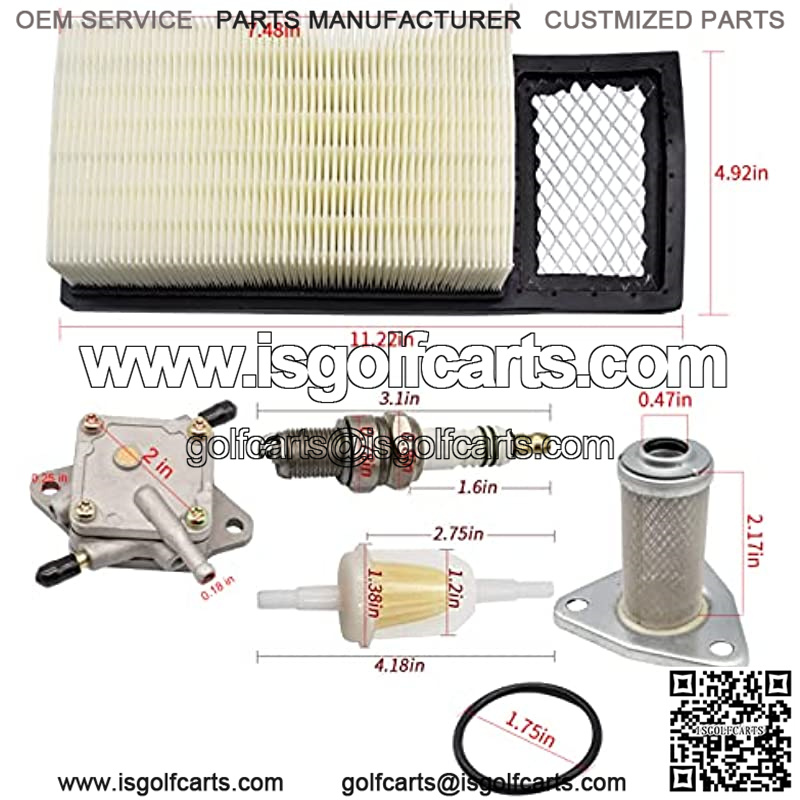 Golf Cart Tune Up Kit for EZGO TXT, Medalist 4 Cycle 295cc 350cc Gas 1994-2003 Replacement Parts OEM#72368G01 26591G01 72084-G01 72021-G01 - Image 4