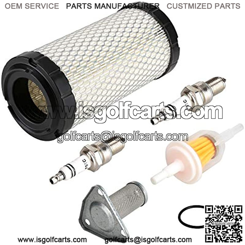 Golf Cart Tune Up Kit for EZGO TXT 2005-2009 w/MCI Motor, EZGO RXV 2008-up w/Robbins Engine, EZGO ST350 Workhorse 1996-up Gas Vehicles, Air Filter Oil Filter Fuel Filter Spark Plug - Image 5