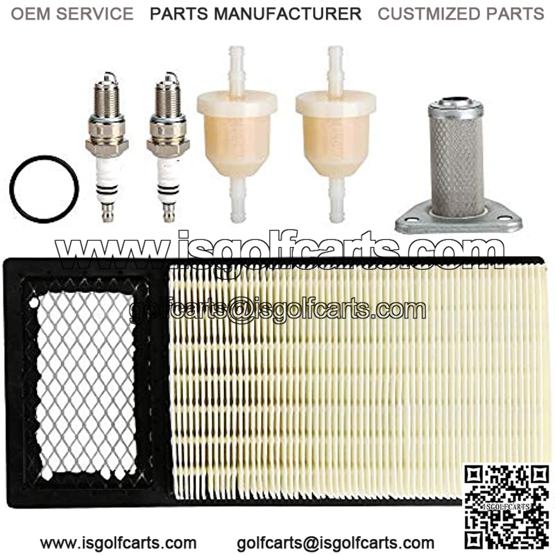 Golf Cart Tune Up Kit for EZGO TXT Medalist 4 Cycle 295cc 350cc Gas 1994-2005, Air Filter 72368G01 Oil Filter 26591G01 Fuel Filter 72084-G01 Spark Plug Replacement kit - Image 5