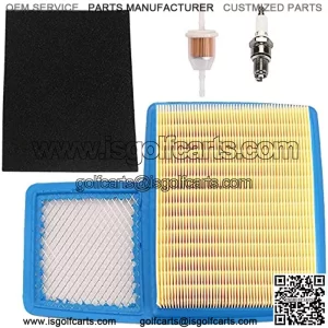 G16 Golf Cart Air Filter Tune up Kit for Yamaha G16A G19 G20 G21 G22 G22A G29 Drive Gas Golf Cart 1996-UP 4 Cycle 301cc 357cc Engine Replace JN6-E4450-00 JN6-E4450-01 with Fuel Filter