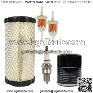 Golf Cart Tune Up Kit Oil Filter Fuel Filter Spark Plug for Club Car Precedent