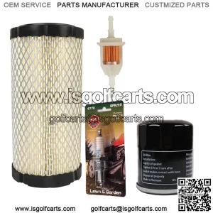 EZGO Tune Up Kit For RXV TXT Golf Cart W/ Kawasaki Engine, NGK Spark Plug