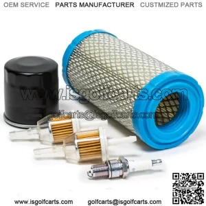 Gas Golf Cart Tune Up Maintenance Kit Oil Air Fuel Filter For Club Car Precedent
