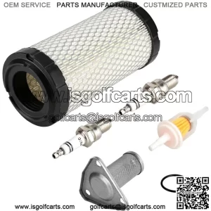 Golf Cart Tune Up Kit for EZGO TXT RXV Gas 4 Cycle W/ Air Oil Fuel Filter Spark