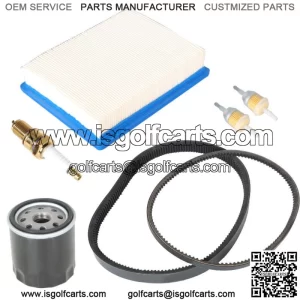 Fits For Club Car DS Maintenance /Tune Up Kit w/Drive Belt Starter Belt 97-04